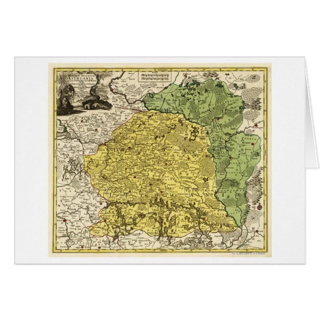 LituaniaMapa PanorámicoLituania (Anverso (Horizontal))