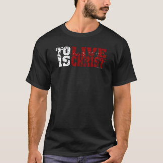 Live es la camiseta negra de Cristo (el 1:21 de