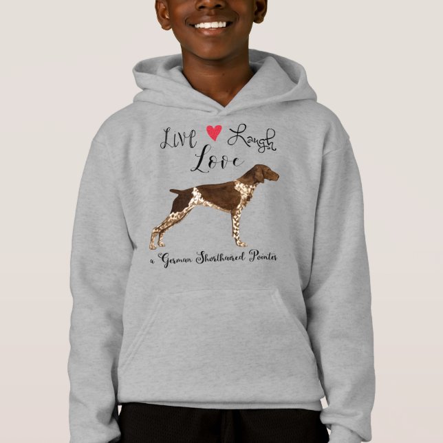Live Lauder Love a German Shorthtransmitió Pointer (Anverso)