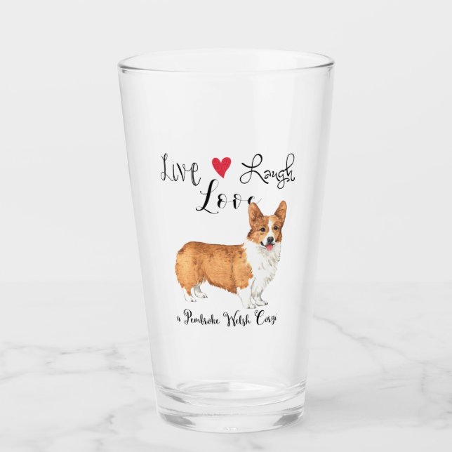 Live Lauder Love a Pembroke Welsh Corgi (Anverso)
