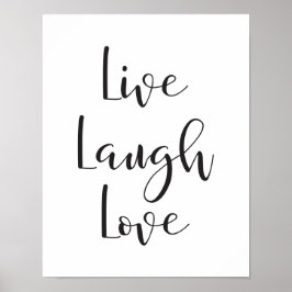 Live Lauder Love, Motivational, impresión Inspirad