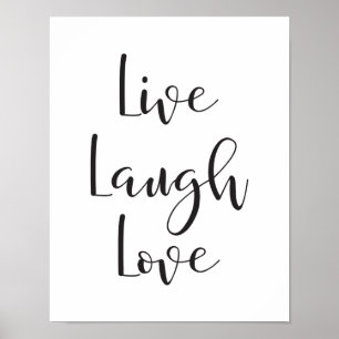 Live Lauder Love, Motivational, impresión Inspirad