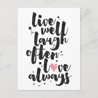 Live Lauder Love - Tarjeta Inspiradora