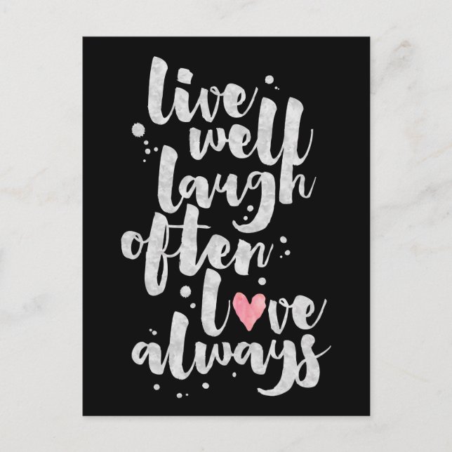 Live Lauder Love - Tarjeta Inspiradora (Anverso)