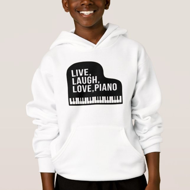 Live Laugh Love Piano Grand Piano Pianist Cita (Anverso)