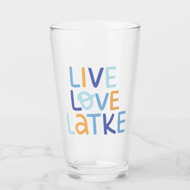 Live Love Latke Hanukkah Design (Anverso)