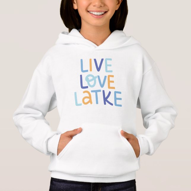 Live Love Latke Hanukkah Design (Anverso)