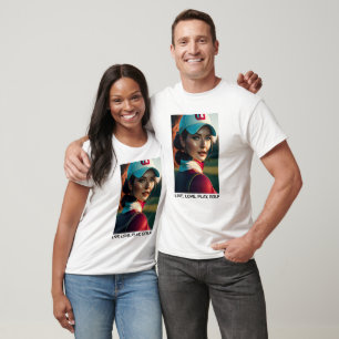 Live, Love, Play Golf - Camiseta Unisex