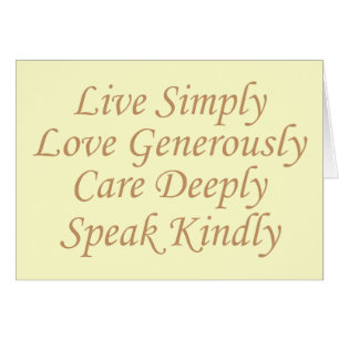 Live Simply amarillo