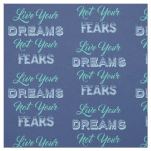 Live Your Dreams tela de color personalizado