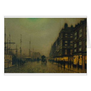 Liverpool Quay por claro de luna de Juan Atkinson