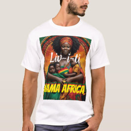 LIVIDAD. Camiseta básica masculina de MAMA AFRICA