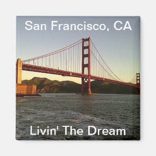Livin el sueño en San Francisco - imán