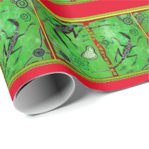 Lizard Dreaming Navidades envolviendo papel