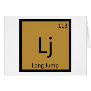 Lj - Salto de Longitud Atletismo Símbolo Químico