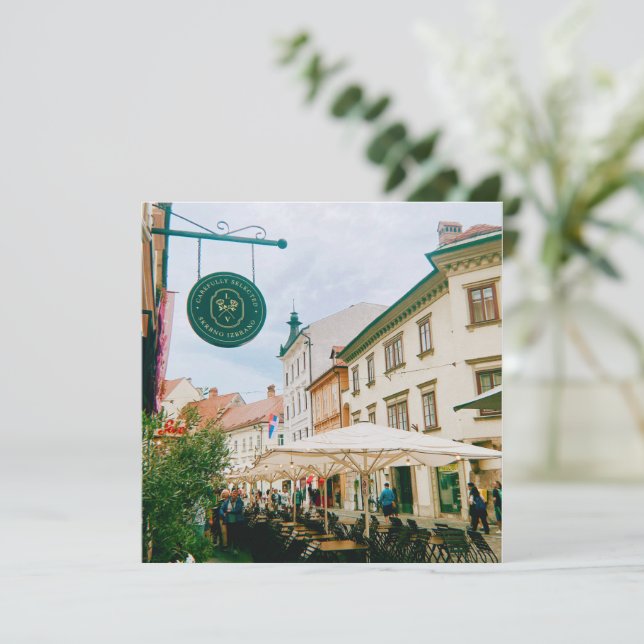 Ljubljana Cityscape (Anverso de pie)