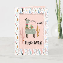 Llama a Navidades divertida Navidad