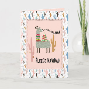 Llama a Navidades divertida Navidad