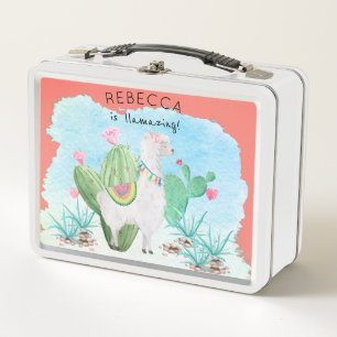 Llama Acuarela Linda Personalizada