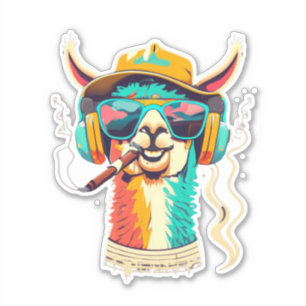 Llama Amantes Une Comprar a nuestro Pegatina