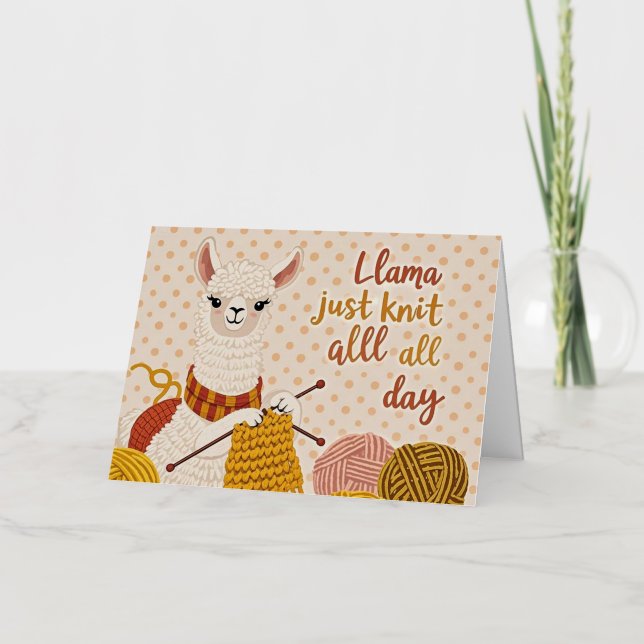 Llama de dibujos animados que lleva una bufanda de (Anverso)