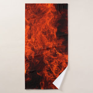 Llama de fondo de fuego caliente negro