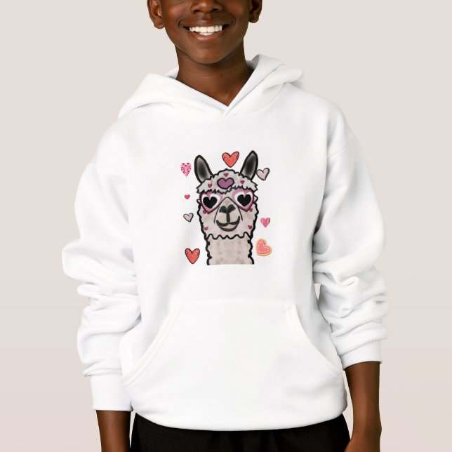 Llama de Guay con lentes de corazón (Anverso)