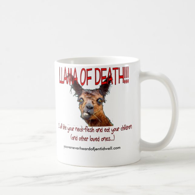¡Llama de la muerte! Taza (Derecha)