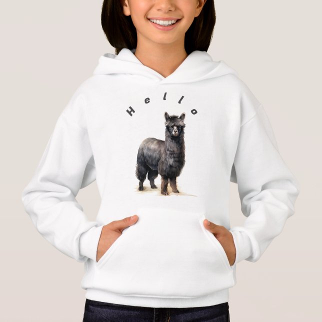 Llama de saludo de un niño de Unisex personalizado (Anverso)