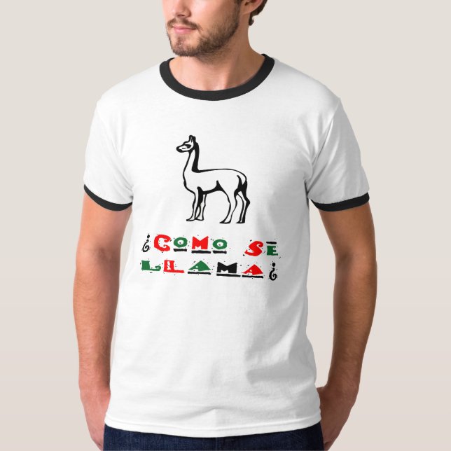 Llama del SE de Como, camiseta divertida (Anverso)