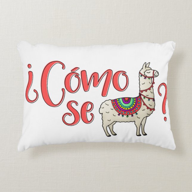 ¿Llama del SE de Cómo del ¿? Almohada de la llama (Anverso)