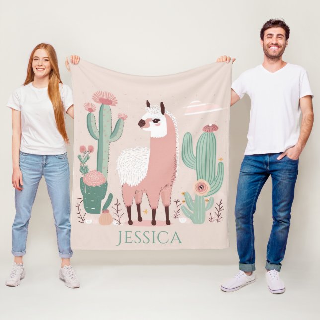 Llama en la manta de la flauta de nombre personali (In situ)