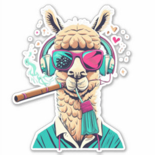 Llama Explora nuestra colección de Pegatinas de Ll