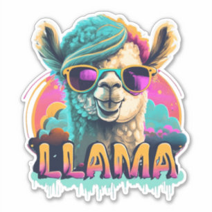 Llama Explora nuestra colección de Pegatinas de Ll
