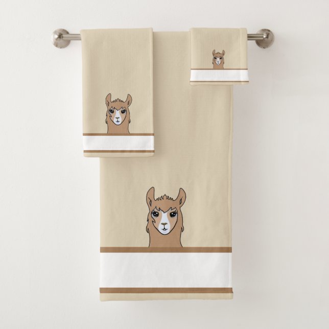 Llama Hermosa sobre Beige (In situ)