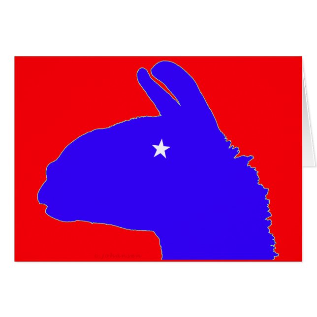 Llama: la llama lonestar de Tejas (Anverso (Horizontal))