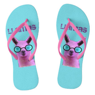Llama rosa Guay! Chancletas