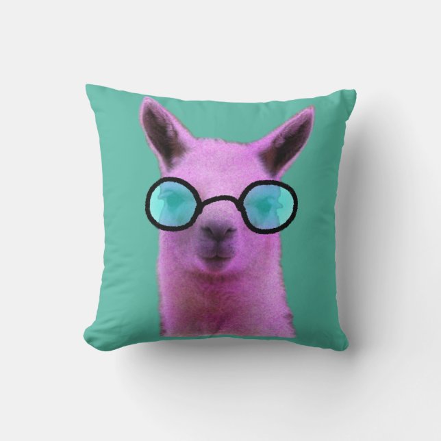 Llama rosa Guay! Cojín decorativo Cushion (Anverso)