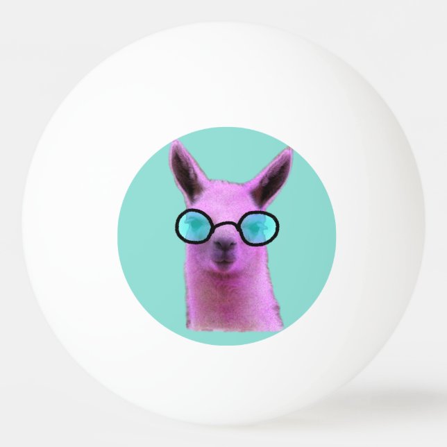 ¡Llama rosada fresca! Bolas de ping-pong (Anverso)