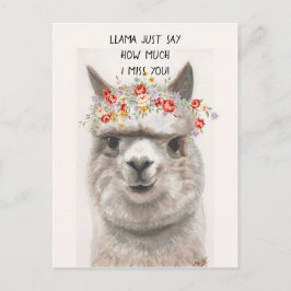 Llama sólo di cuánto te perdí la postal