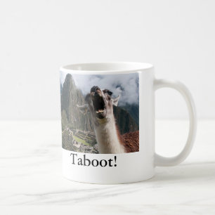 ¡Llama Taboot! Taza