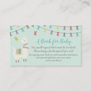 Llama Trae Una Fábrica De Tarjetas Baby Shower De 