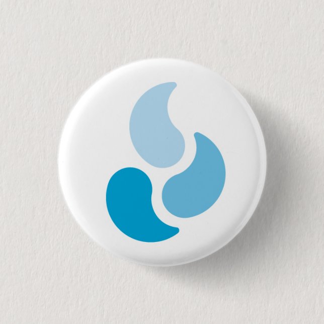 Llama tricolora - botón redondo (Anverso)