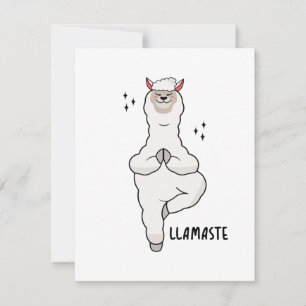 Llama Yoga Pose con llama