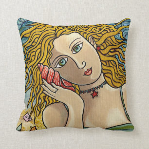 "Llamada almohada de la sirena del océano"