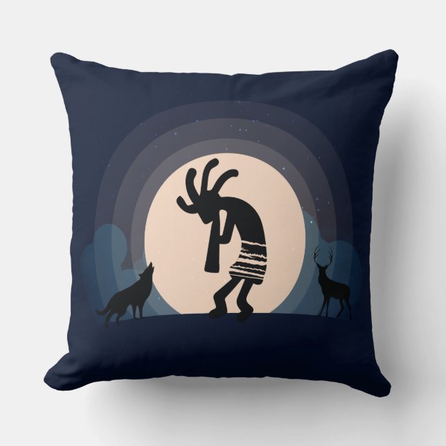 Llamada de la almohada lumbar del Kokopelli (Anverso)