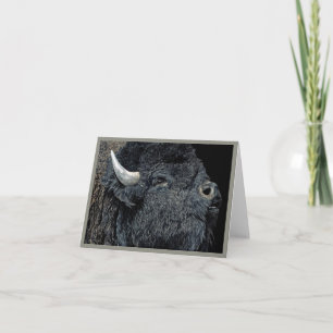 "Llamada de la Prairie" - Tarjeta Bison
