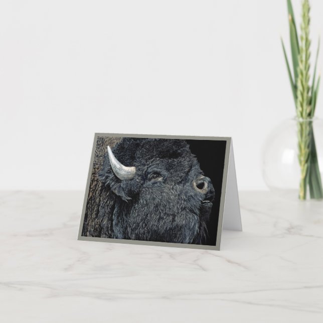 "Llamada de la Prairie" - Tarjeta Bison (Anverso)