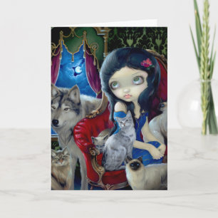 "Llamada tarjeta de felicitación de la noche"