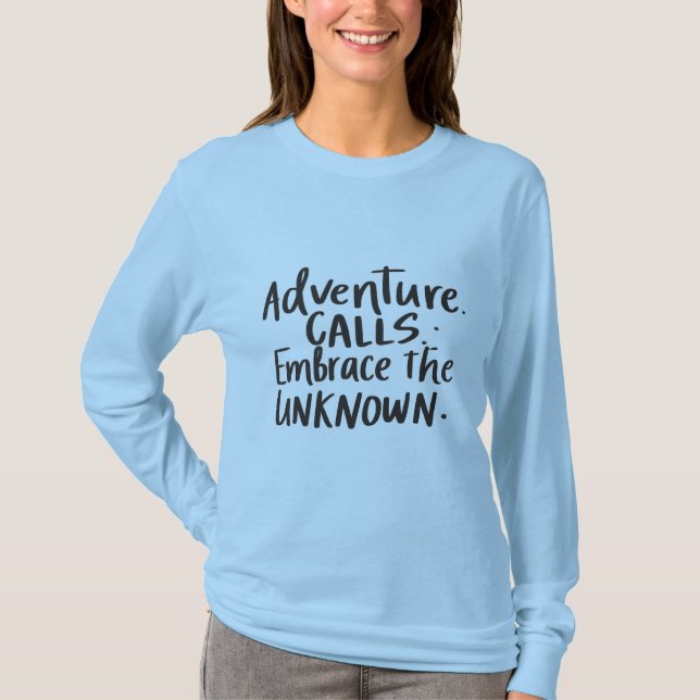 Llamadas de aventura- Camiseta de manga larga (Anverso)